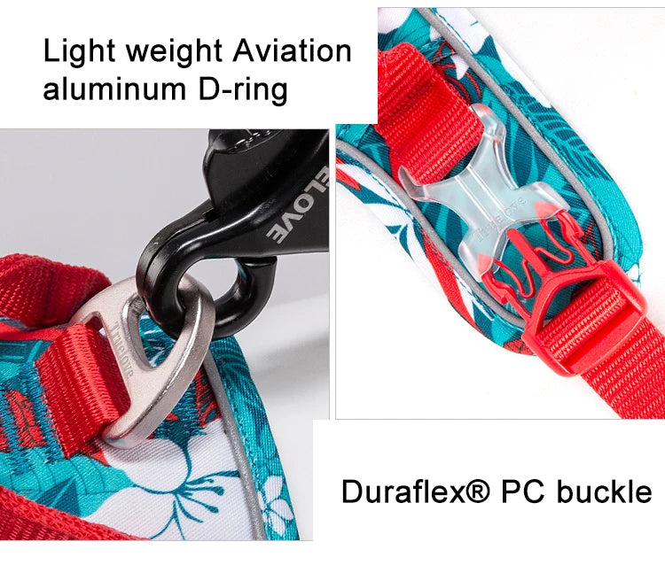 TRUELOVEB Explosion Proof Dog Harness Reflective Nylon Upgrade Version