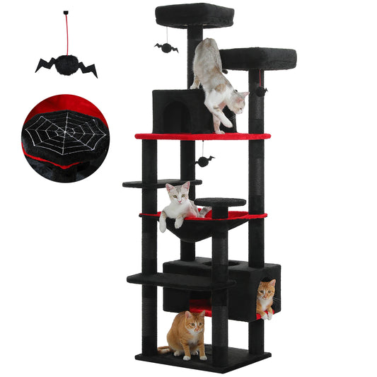 PEQULTICN Multi Level Cat Tree Tower With Scratching Posts