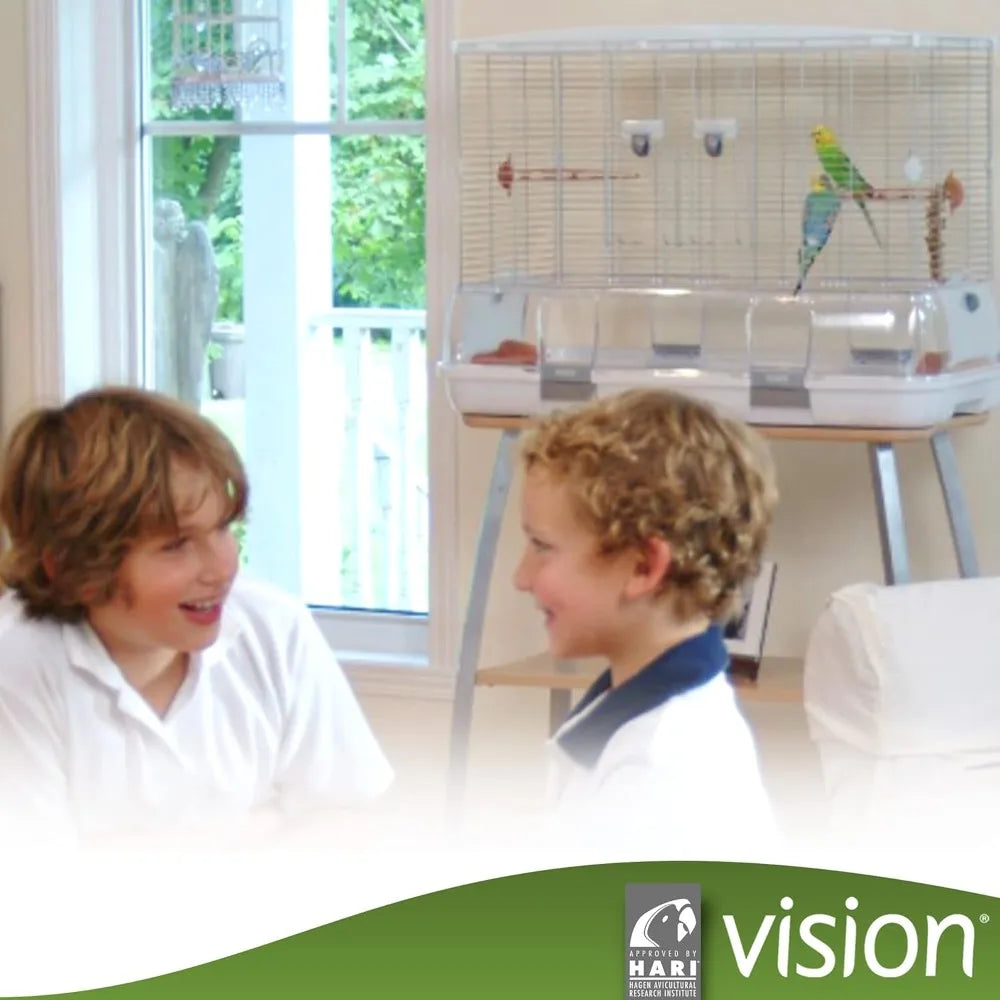 Vertical Aviary for Small Birds Indoor Iron Cage Habitat