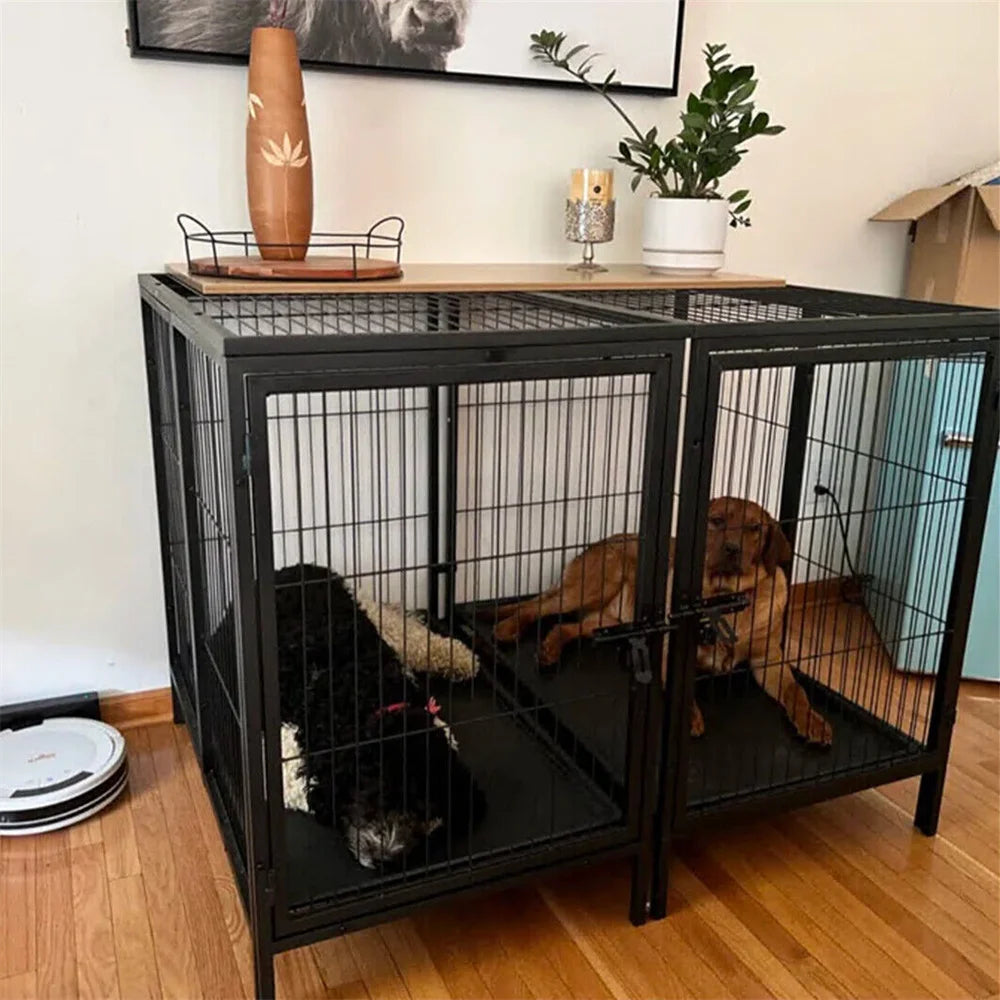 Borwarth Heavy Duty Dog Crate With Removable Divider Panel