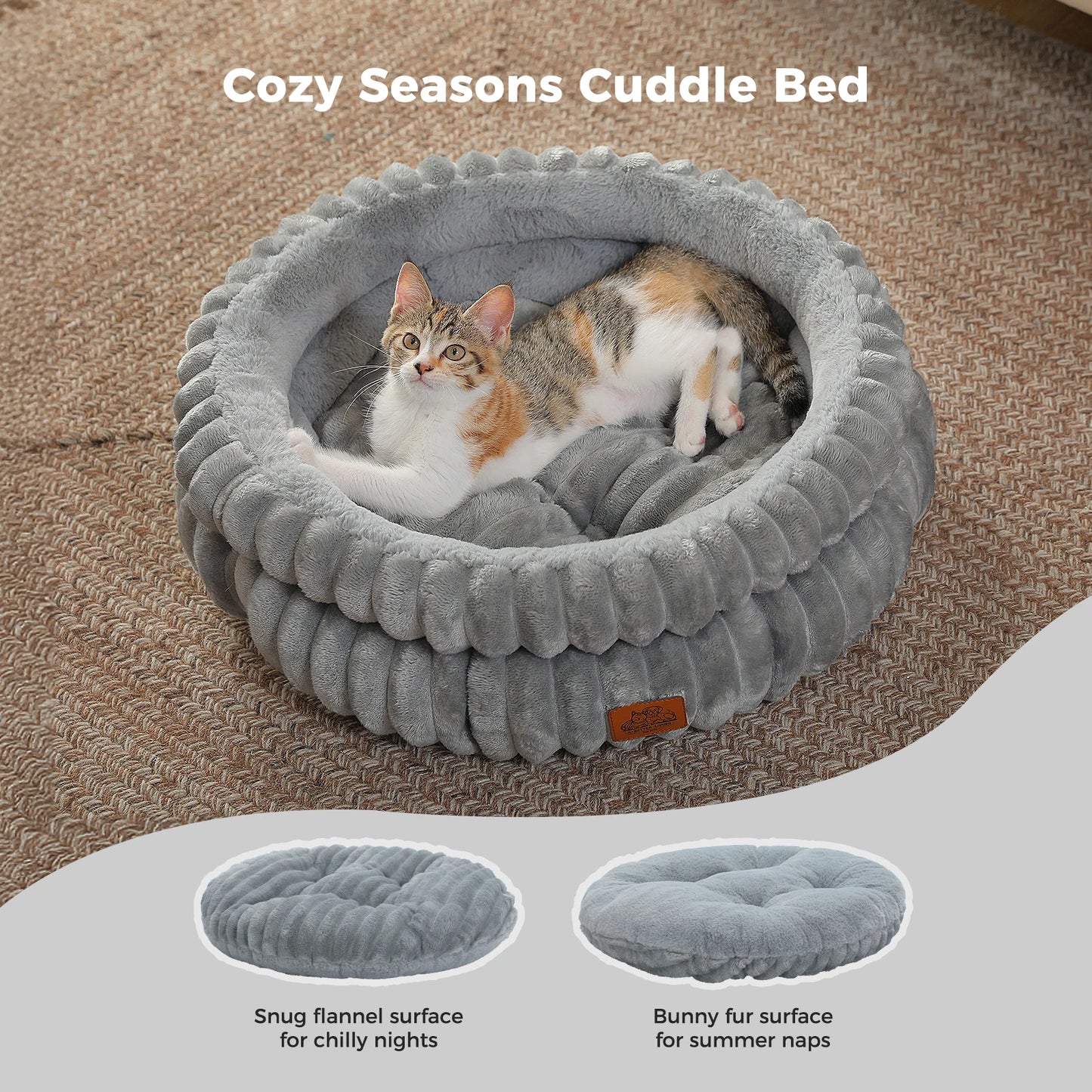 PAWZ Road All Season Round Pet Bedding With Anti Slip