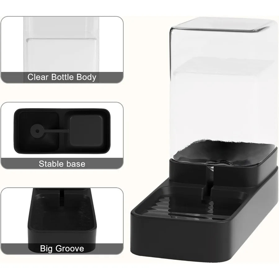 High-concerned Automatic Cat Feeder And Water Dispenser Set