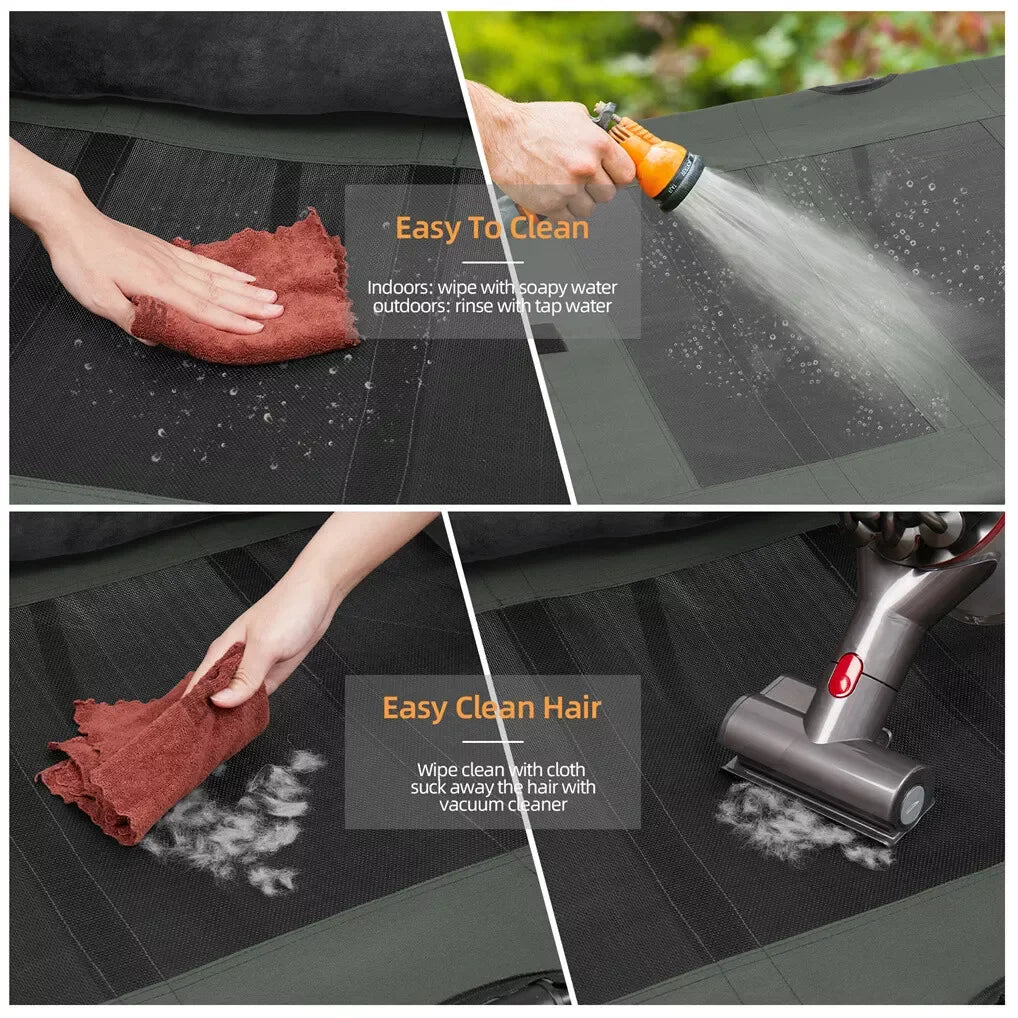 BINGOPAW Outdoor Elevated Dog Bed With Cooling Mesh Lounger