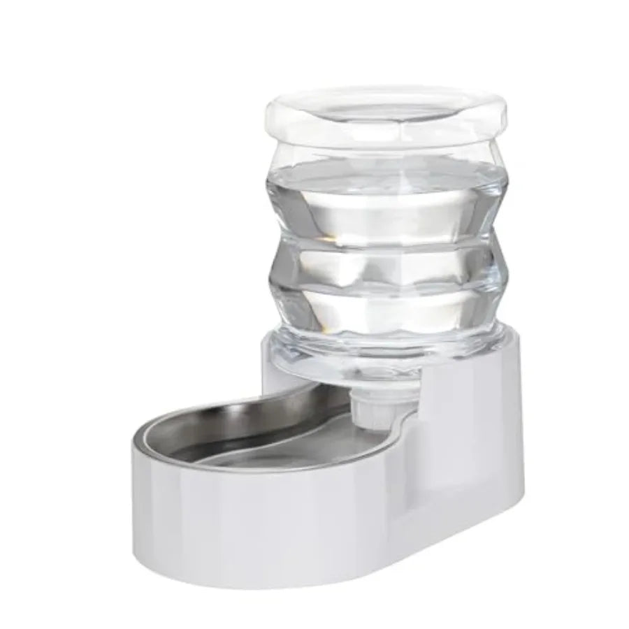 High Concerned Gravity Water Bowl Dispenser For Cats And Dogs Stainless Steel