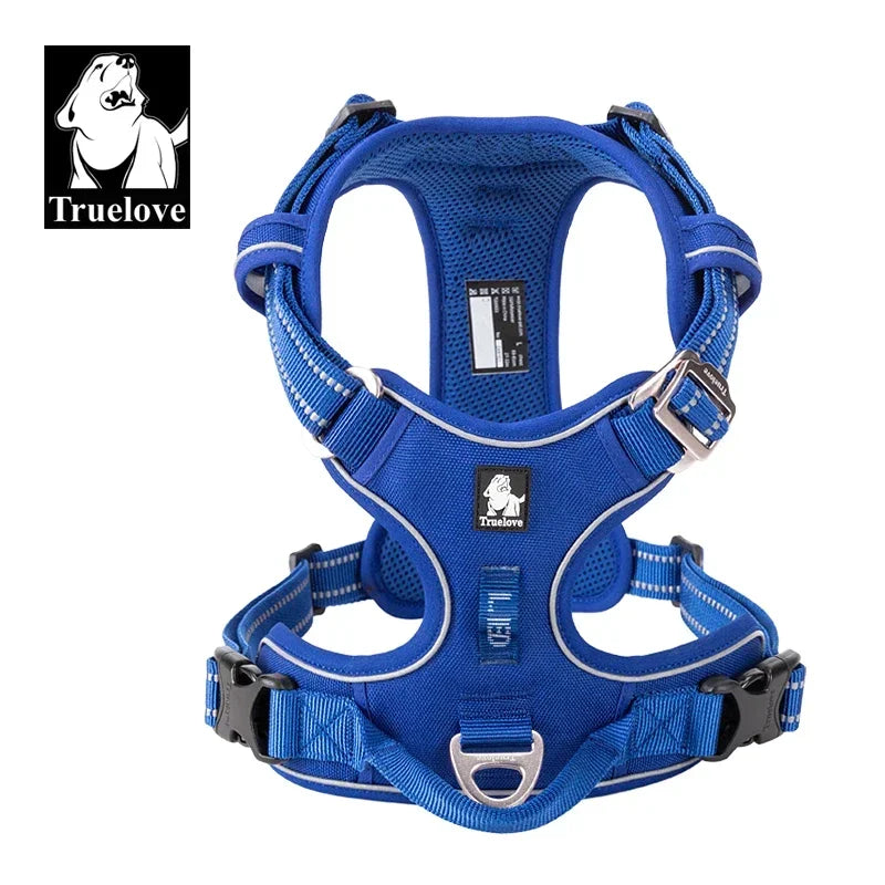 TRUELOVEB Explosion Proof Dog Harness Reflective Nylon Upgrade Version
