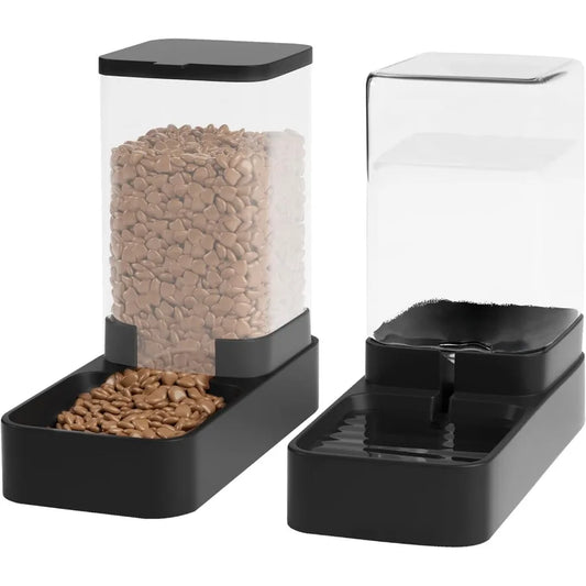 High-concerned Automatic Cat Feeder And Water Dispenser Set