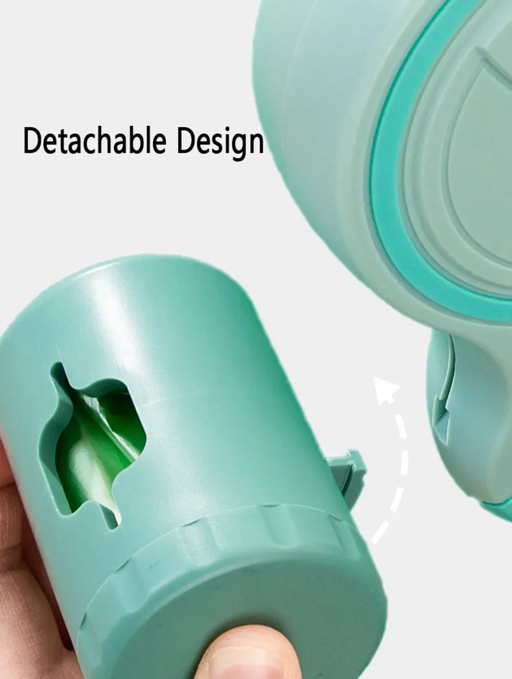 Retractable Dog Leash With LED Lights And Garbage Bag