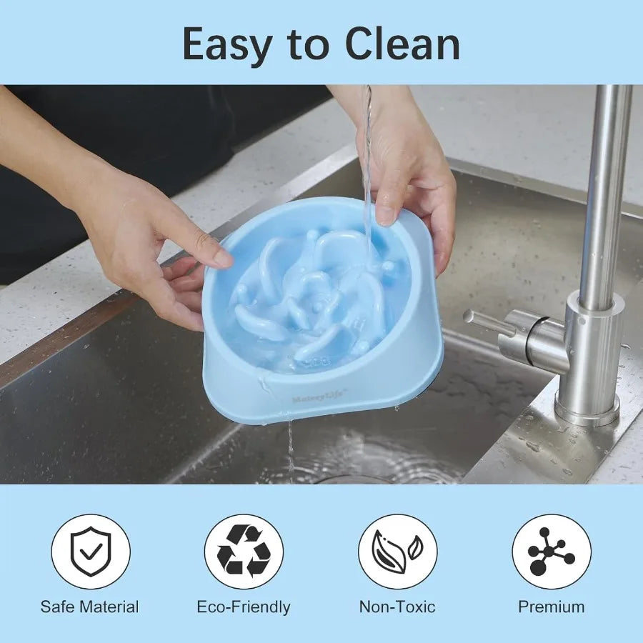 High-concerned AntiChoking Puzzle Dog Bowls With Maze