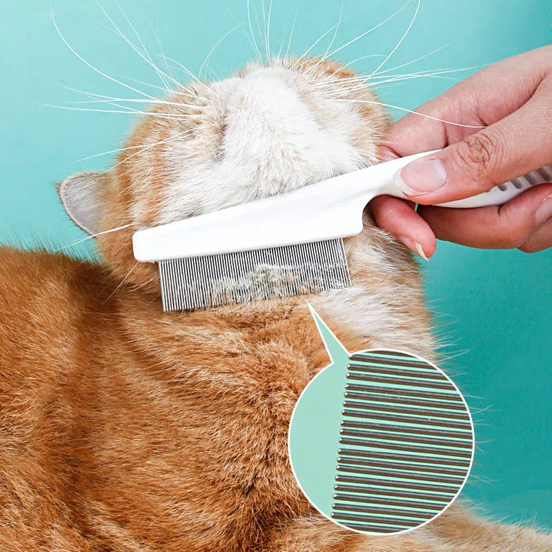 Booteely Flea Comb for Dogs and Cats Stainless Steel