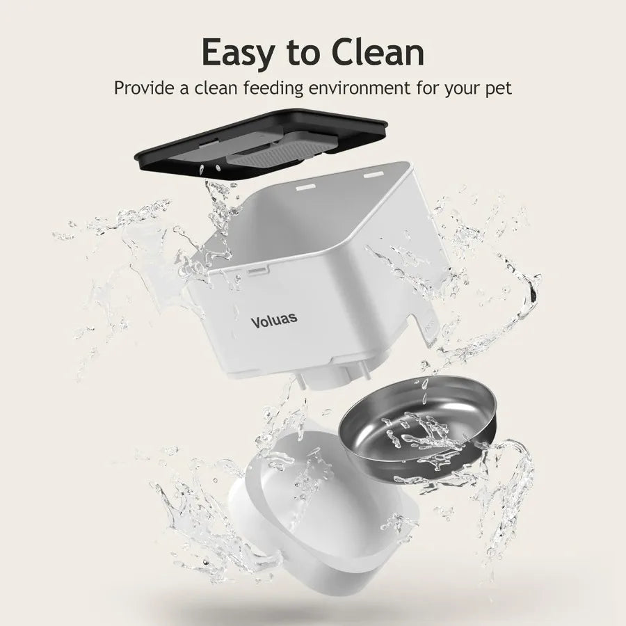 Hign-concerned Automatic Timed Pet Feeder With Programmable Portion Control