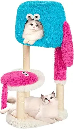 Kamabo Monster-Style Cat Tree With Multi-Level Platforms