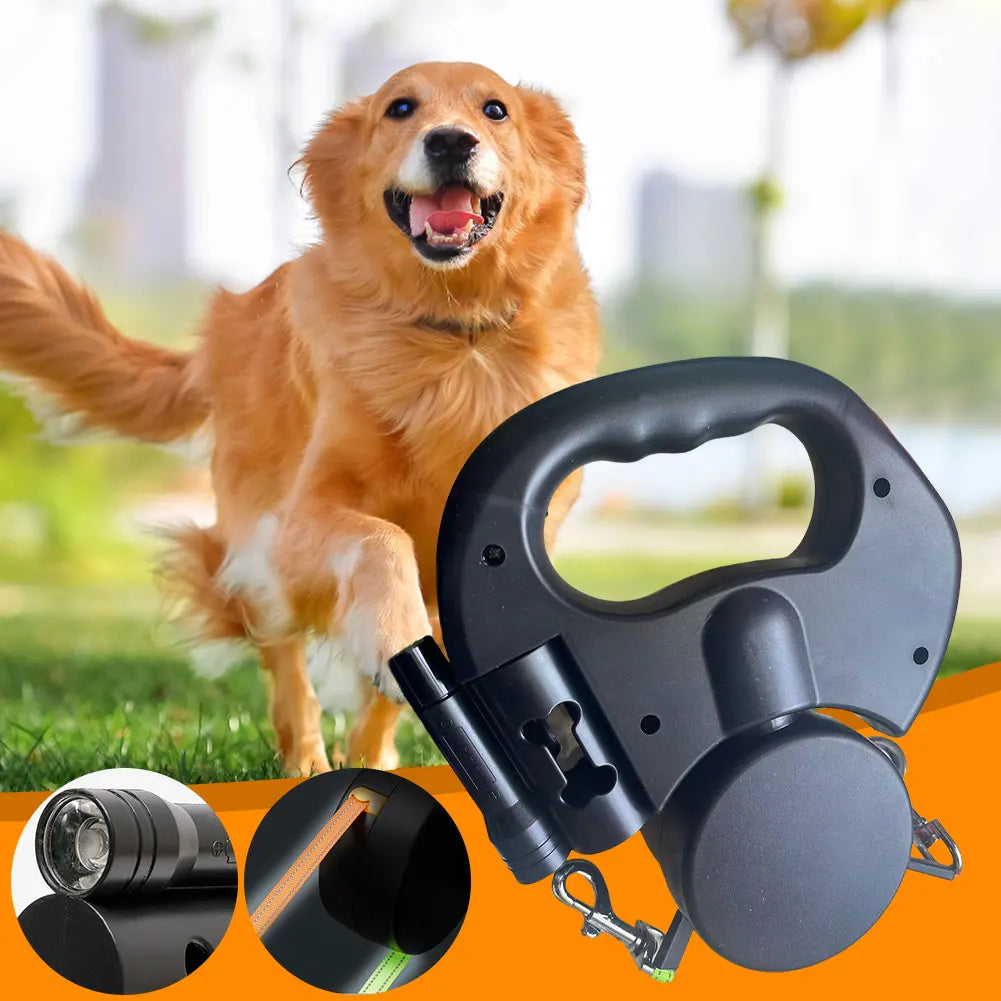 Alloet Double Headed Retractable Pet Leash for Dogs