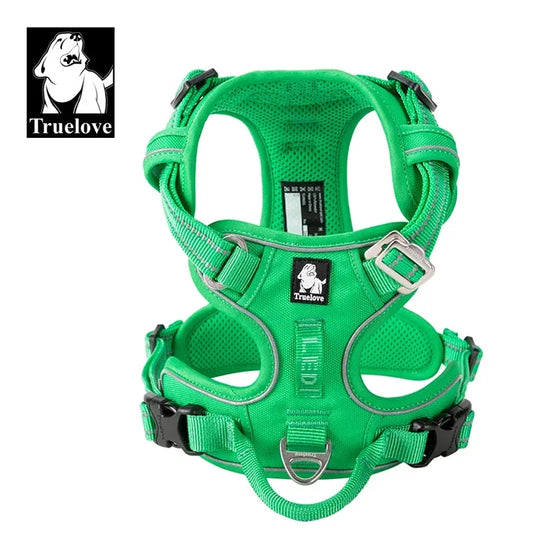 TRUELOVEB Explosion Proof Dog Harness Reflective Nylon Upgrade Version