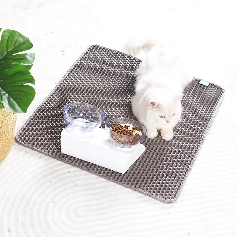 Cat Litter Mat Non Slip Double Layer Waterproof EVA