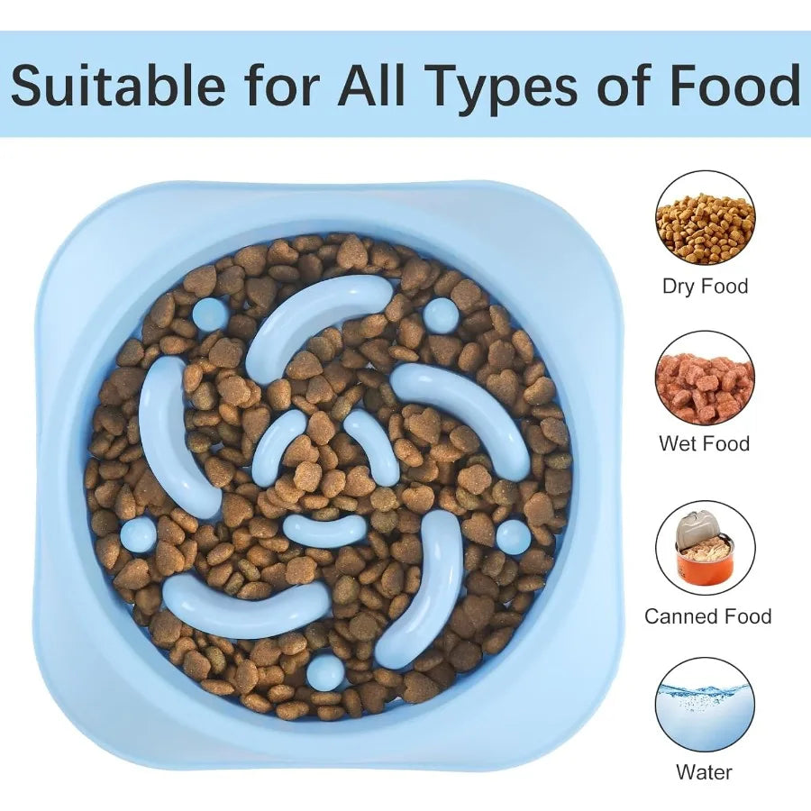 High-concerned AntiChoking Puzzle Dog Bowls With Maze